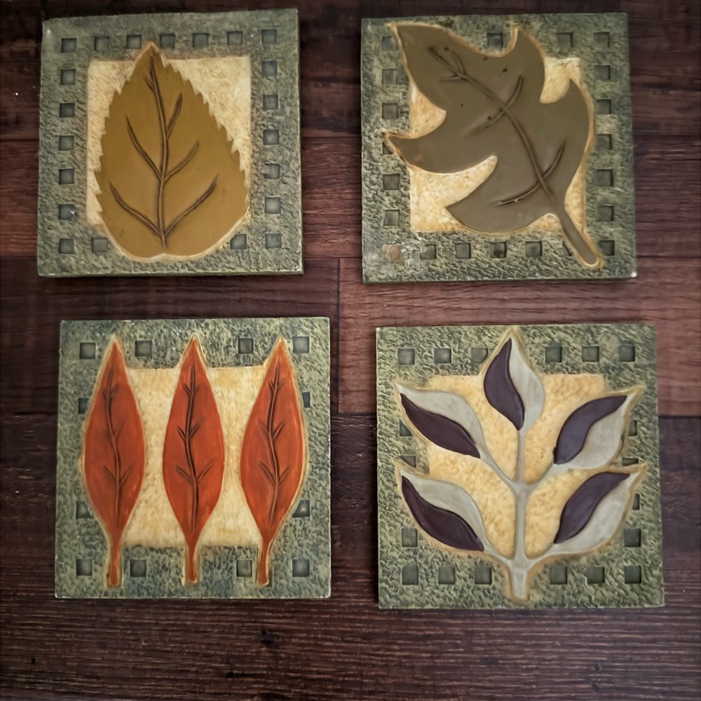 4 Fall coasters